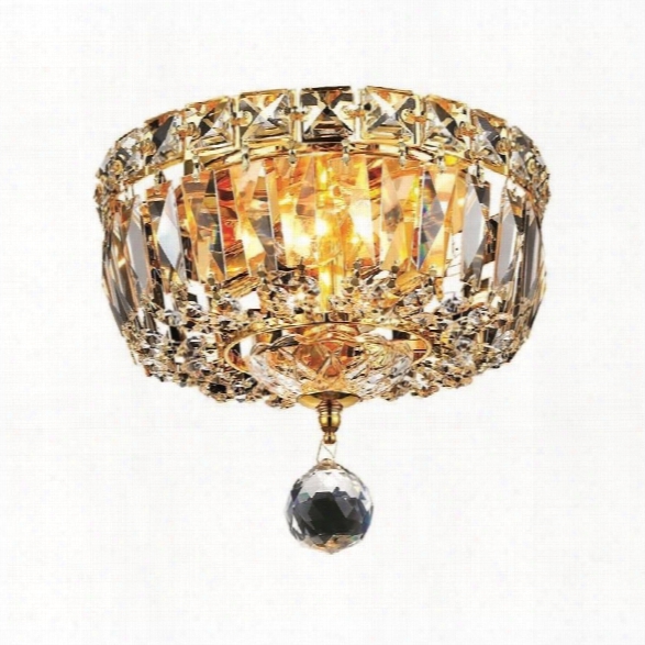 Elegant Lighting Tranquil 8 2 Light Elements Crystal Flush Mount