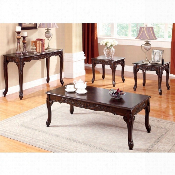 Furniture Of America Alice 4 Piece Coffee Table Set