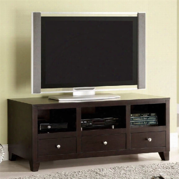 Furniture Of America Floy 55 Tv Stand In Espresso