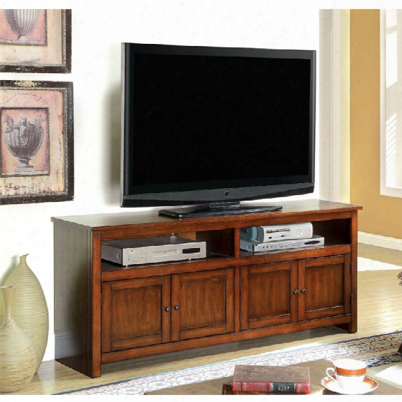 Furniture Of America Killian 60 Tv Stand In Antique Oak
