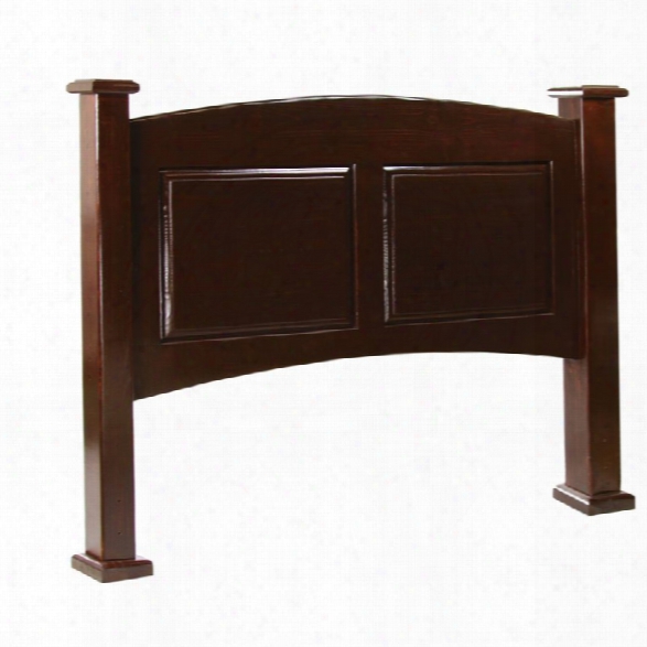 Furniture Of America Legales King Curved Panel Headboard In Cherry