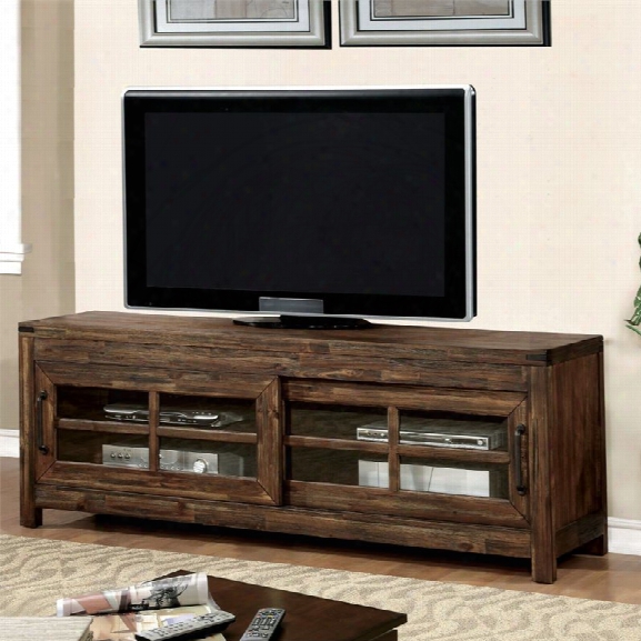 Furniture Of America Otha 72 Tv Stand In Oak