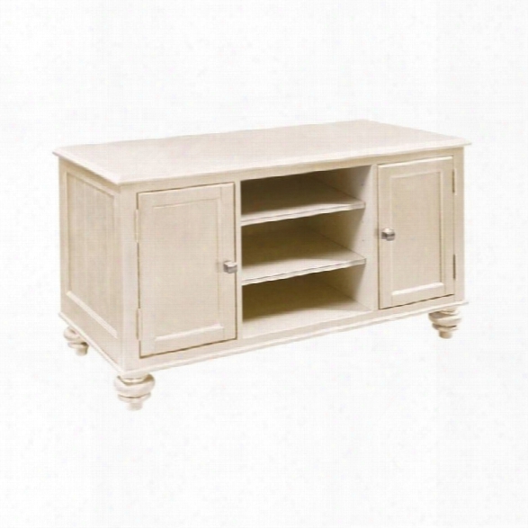 Hammary Camden 48 Entertainment Center Feet In Painted White