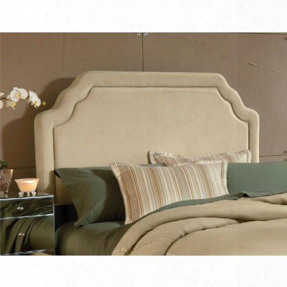 Hillsdale Carlyle Upholstered King Panel Headboard In Beige