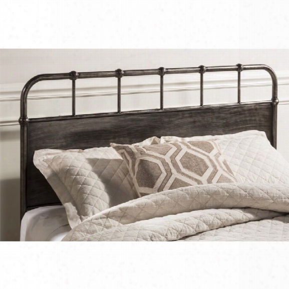 Hillsdale Grayson King Panel Headboard In Rubbed Black