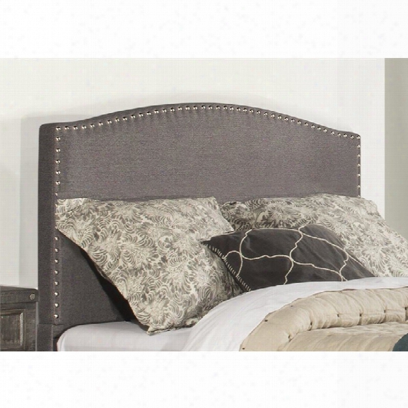 Hillsdale Kerstein Upholstered Queen Panel Headboard In Orly Gray