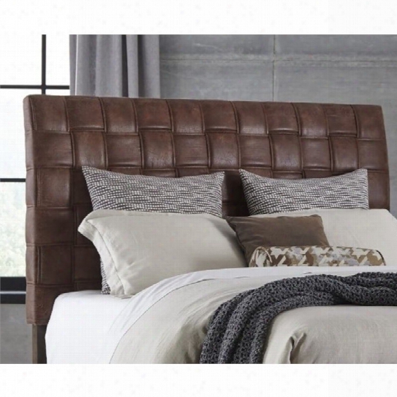 Hillsdale Riley Upholstered King Headboard In Light Brown