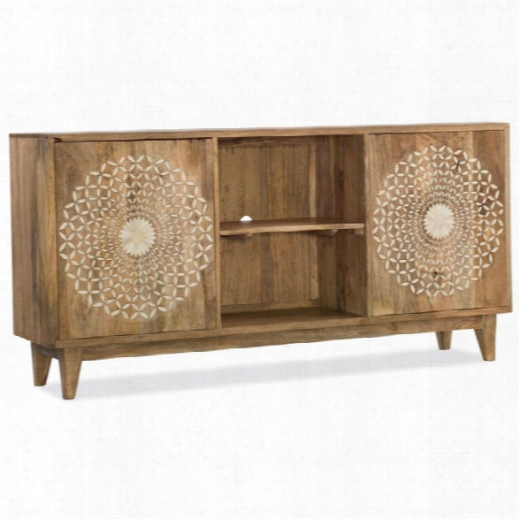 Hooker Furniture Point Reyes 69 Tv Stand In Distressed Light Wood