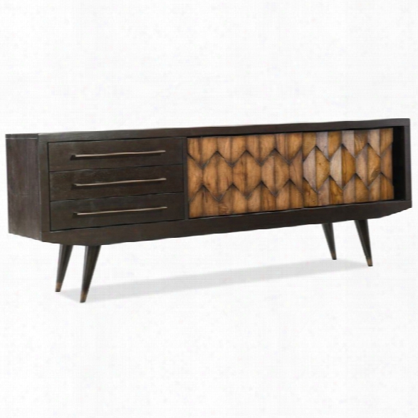 Hooker Furniture Savory 74 Tv Stand In Dark Wood