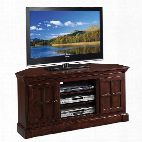Leick Furniture Riley Holliday 55 Tv Console In Heartwood Cherry