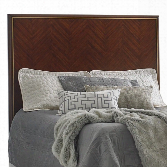 Lexington Take Five Carlyle Queen Panel Headboard In Hazelnut