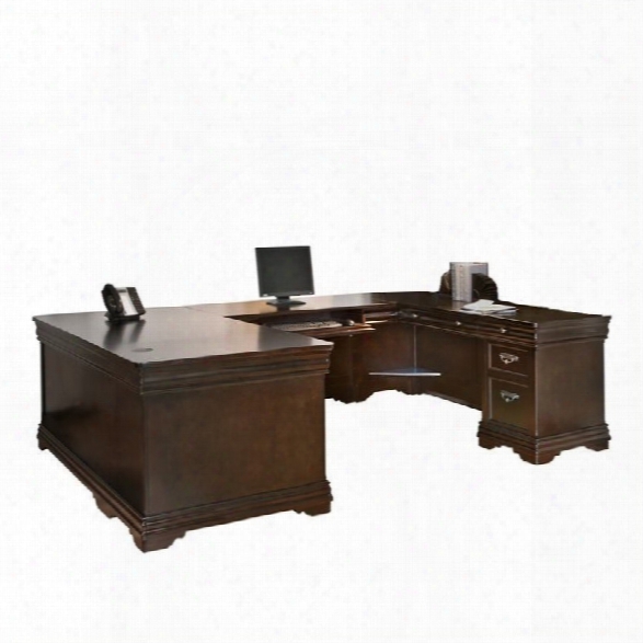 Martin Furniture Beaumont U-shaped Desk In Deep Java