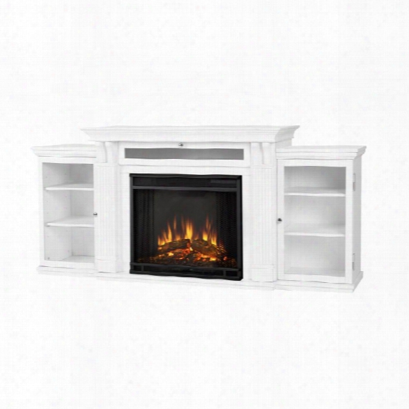 Real Flame Calie Electric Fireplace Entertainment Unit In White