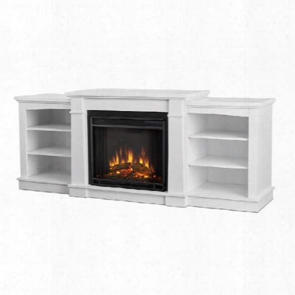 Real Flame Hawthorne Electric Fireplace Tv Stand In White