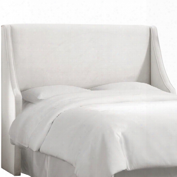 Skyline Furniture Upholstered California King Headboard In White