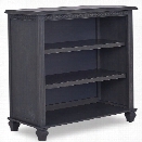 Evolur Madison Mini Hutch Bookcase in Weathered Grey