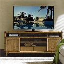 Tommy Bahama Twin Palms Sea Crest TV Stand in Brown