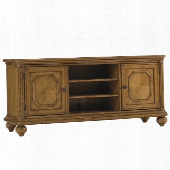 Tommy Bahama Home Beach House Bonita Entertainment Console In Golden Umber