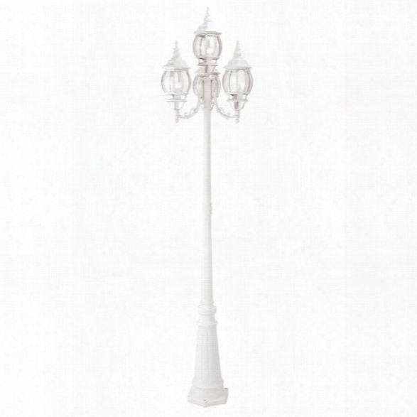 Livex Frontenac Outdoor 4 Head Post In White