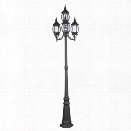 Livex Frontenac Outdoor 4 Head Post in Black