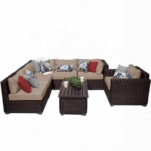 Tkc Venice 7 Piece Patio Wicker Sofa Set