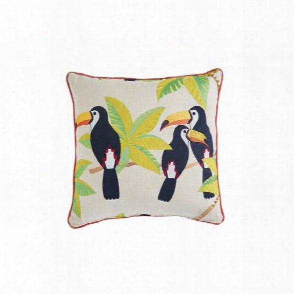 Tommy Bahama Twin Palms Signature 20 Toucon Throw Pillow