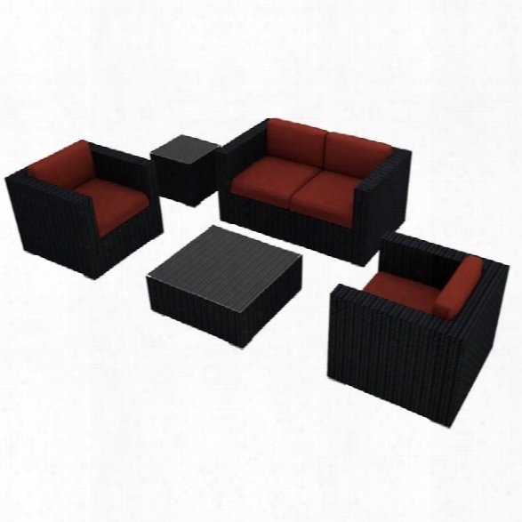 Harmonia Living Urbana 4 Piece Patio Sofa Set In Canvas Henna