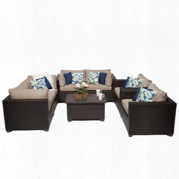 Tkc Belle 7 Piece Patio Wicker Sofa Set