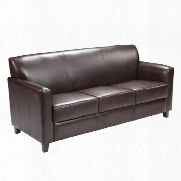 Instant Furniture Hercules Diplomat Leather Sofa In Brown