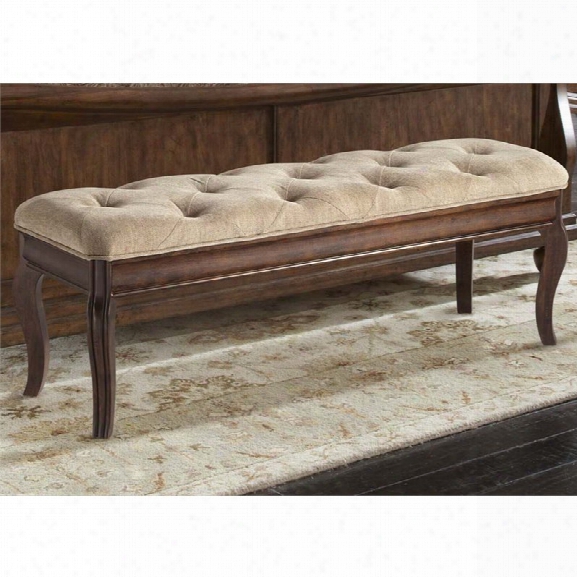 Liberty Furniture Rustic Traditions Bedroom Bench In Rustic Cherry