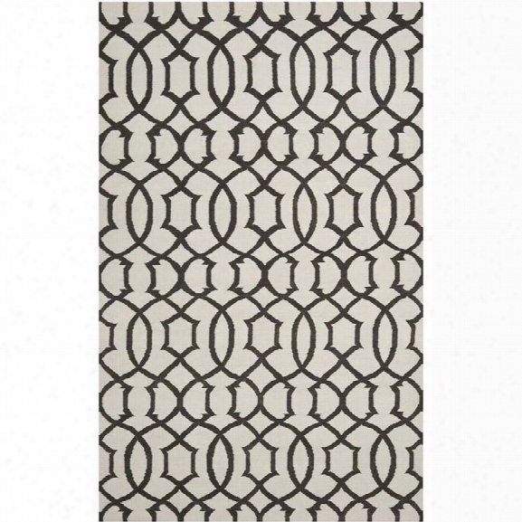 Safavieh Dhurries Ivory Contemporary Rug - 9' X 12'