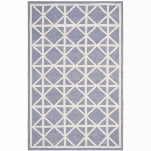 Safavieh Dhurries Purple Contemporary Rug - 9' X 12'