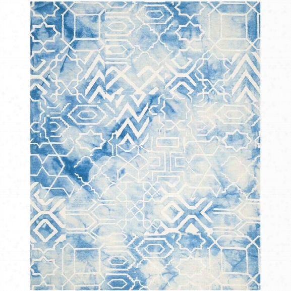 Safavieh Dip Dyed Blue Contemporary Rug - 9' X 12'