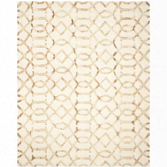 Safavieh Dip Dyed Ivory Contemporary Rug - 9' X 12'