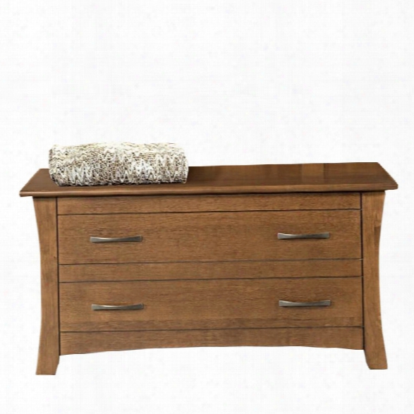 A-america Grant Park Blanket Chest In Pecan