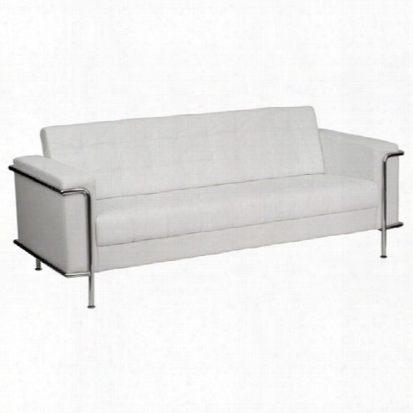 Flash Furniture Hercules Lesley Series Contemporary Sofa In White