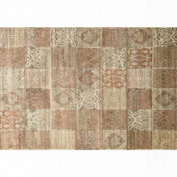 Loloi Nyla 12' X 15' Power Loomed Rug In Cinnamon And Beige