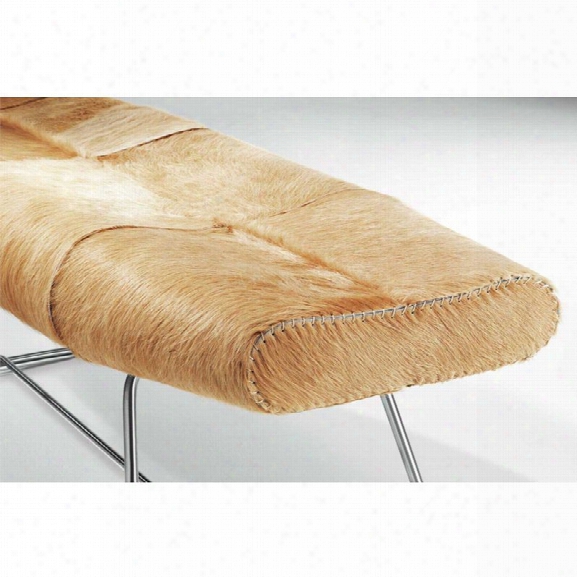 Modloft Carey Bench In Beige Hair