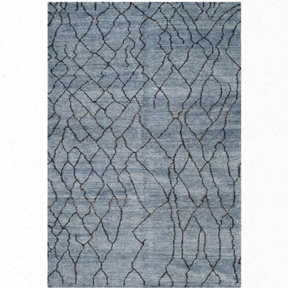 Safavieh Moroccan Blue Contemporary Rug - 9' X 12'