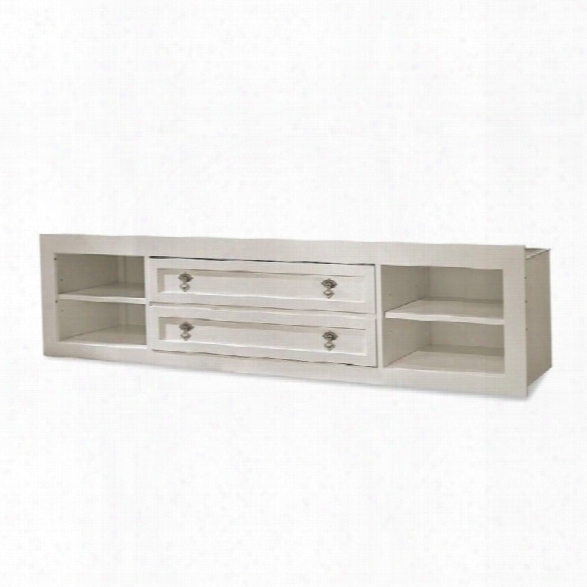 Smartstuff Genevieve Storage Unit With Side Rail Panel In French White