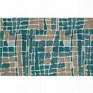 Loloi Nova 7'10 x 11' Wool Rug in Teal and Gray