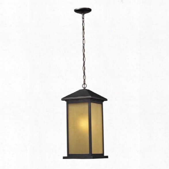 Z-lite Vienna Outdoor Chain Light In Oil Rubbed Bronze