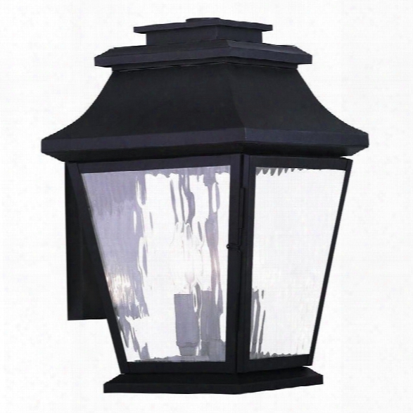 Livex Hathaway Outdoor Walll Lantern In Bronze