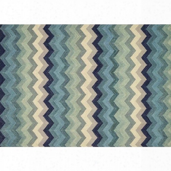 Loloi Mayfield 9'3 X 13' Hand Hooked Wool Rug In Blue