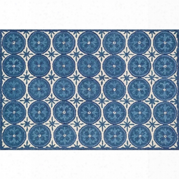 Loloi Taylor 9'3 X 13' Hand Tufted Wool Rug In Ivory And Blue