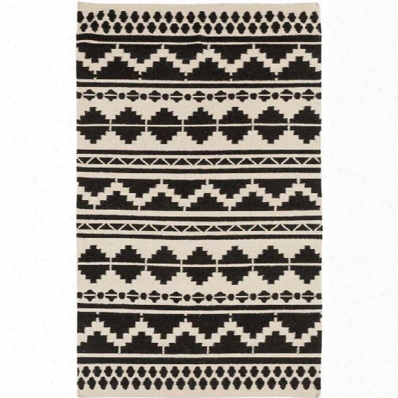 Maklaine 5' X 8' Hand Woven Wool Rug