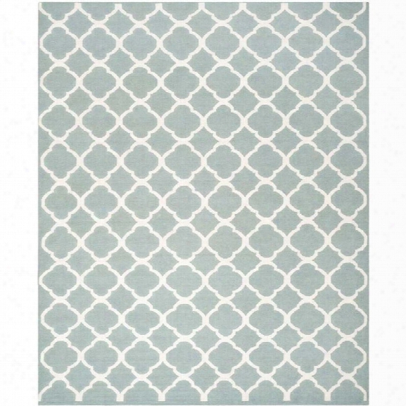 Safavieh Dhurries Blue C Ontemporary Rug - 10' X 14'