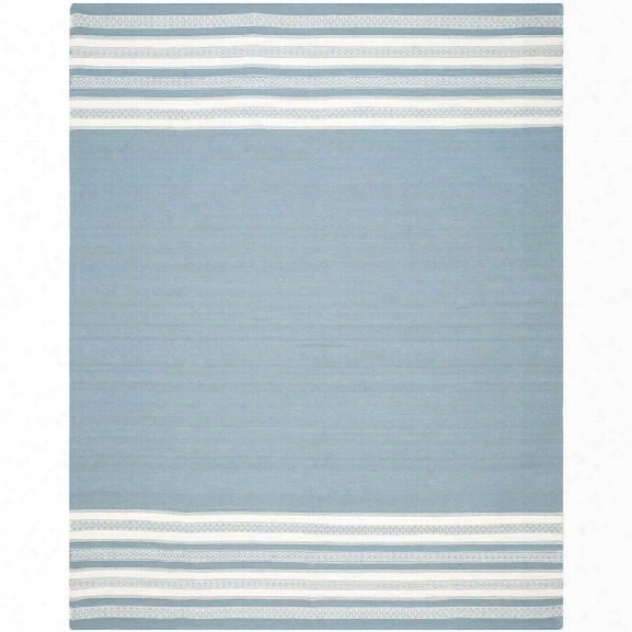 Safavieh Dhurries Turquoise Contemporary Rug - 8' X 10'