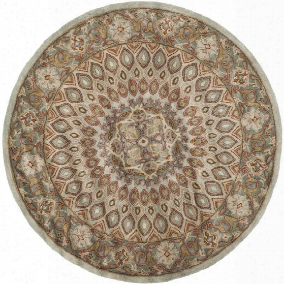 Safavieh Heritage Blue Traditional Rug - Round 10'