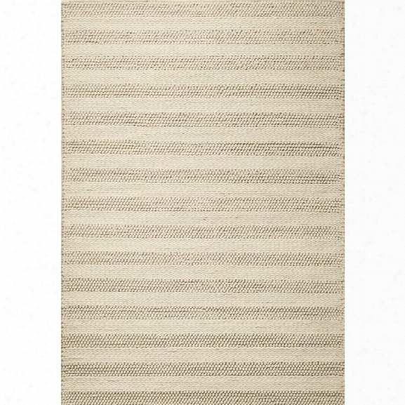 Kas Cortico 7'6 X 9'6 Hand-woven Wool Rug In White
